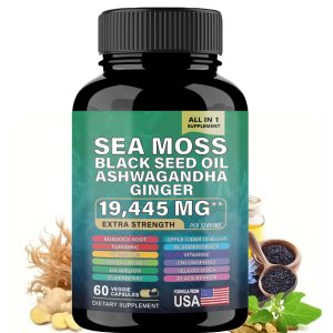 Sea Moss Supplement, 19,445 MG All-in-One Formula with over 15+ Super Ingredient