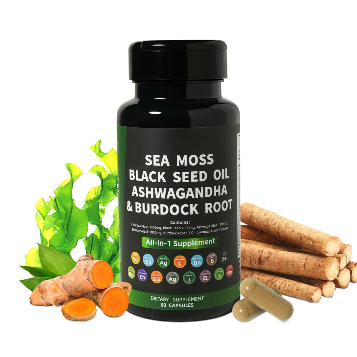 SEA MOSS BLACK SEED OIL